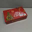 Flechllary 3ft DIY Felt Christmas Tree for Toddlers, Set Plus Snowman Advent Calendar with 33 Removable Ornaments, Wall Hanging Xmas Gift for Kids with String Lights (Batteries Not Included)