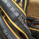 Garden Hose 25 ft x 5/8", NON-EXPANDING Flexible Water Hose, Kink Resistant Lightweight Hybrid Hose-Black Orange