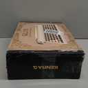 YUNZII QL75 Wireless Typewriter Hot Swap Retro Mechanical Keyboard,Punk Round Keycaps,RGB Backlit QMK/VIA Programmable, Multi-Device Keyboard with 2.4GHz/Type-C/BT5.0 (White, Cocoa Cream V2 Switch)