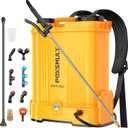 Battery Powered Backpack Sprayer for Dewalt 20v Max Battery, 5.3 Gallon, 100 PSI Electric Weed Sprayer, Yard Graden Sprayer with Telescopic Wand, 7 Nozzles, Backpack Sprayer 20v (Battery Not Included)