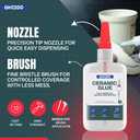 3 x GH1200 Ceramic Glue Repair with Brush Applicator & Nozzle (20 g), Waterproof, Clear, Smooth. Fast Drying, Ceramic Glue for Pottery, Dishes, Mugs & More