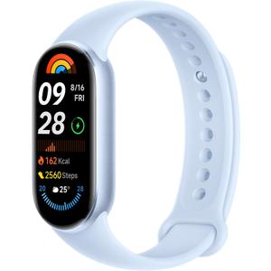 Xiaomi Smart Band 9 Global Version (2024) 1.62" Amoled Display | 233 mAh Battery | up to 21 Days of Battery Life | Over 150 Workout Modes | BT 5.4 | 50M Water Resistant -Arctic Blue Xiaomi Smart Band 9 Global Version (2024) 1.62" Amoled Display | 233 mAh Battery | up to 21 Days of Battery Life | Over 150 Workout Modes | BT 5.4 | 50M Water Resistant -Arctic Blue