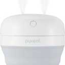 Pureal Foldable Mini Humidifier, 500ML Portable Small Cool Mist for up to 10 Hrs, for Baby Bedroom Travel Office Home, Auto Shut-Off, 3 Mist Modes, Super Quiet