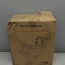 Toddler Potty Training Toilet Seat-Alongside Foldable Potty Train Chair Adapter, Potty Seats with Steps Ladder for Toddlers Kids, Boys, Girls, Child, Baby, and Must-Haves Portable Step Stool Supplies (Gray)