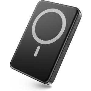 HAIARA for Magsafe Battery Pack, 10000mAh Magnetic Portable Charger with USB C Cable 20W PD Fast Charging, Slim & Lightweight Wireless Power Bank for iPhone 16/ 15/ 14/ 13/ 12 Series
