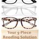 Reading Glasses for Women Men, Eyeglasses, Blue Light Readers for Men Women, +3.00