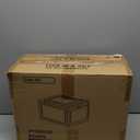 18 Pack Storage Bins with Lids, Plastic Storage Containers with Magnetic Door, 19 Qt Stackable Clear Storage Box for Home, Office Organizing