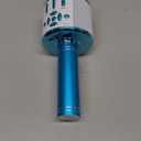 Amazmic Kids Karaoke Microphone Machine Toys for Girls Bluetooth Microphone with LED Light, Christmas Birthday Gift for Girls Boys 3 4 5 6 7 8 9 10 11 12 Year Old Kids Toys(Blue)