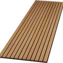 WVH Luxe American Oak Acoustic Slat Wood Wall Panels, Measures 141.73" x 23.62", Premium Finish, Interior Decor for Walls & Ceilings, Noise Cancelling & Sound Absorbing for Home & Office, 2pcs, X-Large: 141.73" x 23.62"