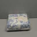 Laura Ashley - Flannel Sheets Full Size, Anti-Pilling & Wrinkle Resistant Cotton, Touchably Soft for All-Season Comfort - Bed Sheets with Matching Pillowcases & Fitted Sheet (Vanessa Blue)