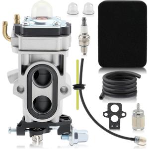 GoaMotors EBZ6500 Carburetor Kit for RedMax Backpack Blower EBZ7001 EBZ5150 EBZ5100 EBZ5150RH EBZ5100RH EBZ6500RH EBZ7001RH EBZ8001 EBZ8001RH EBZ6500 With Air Fuel Filter #848H108100, 505183101