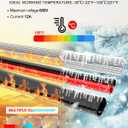 NAOEVO 14 Gauge Wire 2 Conductor Electrical Wire, 14 AWG Stranded PVC Cord, 12V Low Voltage/Tinned Copper/Flexible Cable for Automotive Wiring, Lamp Cord, Marine Cable (30FT)