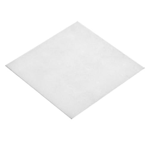 uxcell 1Pcs GR2 Titanium Plate Sheet, 100x100x0.5mm Titanium Alloy Metal Sheet for Industrial Machinery Metalworking (4"x4"x0.02")