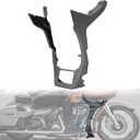 Fairings Spoiler Covers for Road Glide, Side Protector Cover Fairing Spoilers w/Extended Airing Chin Spoilers Kit Fit for Harley Road Glide 2017-2023 Accessories (Carbon Fiber Pattern)