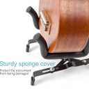 2 x lotmusic Ukulele Violin Stand Holder Foldable for Soprano Concert Tenor Ukelele 4/4 3/4 2/4 1/4 Violin Metal Black From Kmise