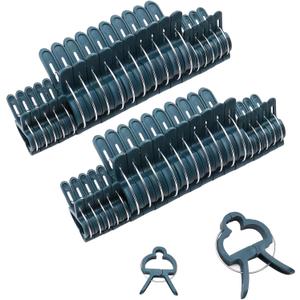 Sago Brothers 40 PCS Plant Clips Garden Clips for Tomato Cage, Tomatoes Clips Plant Support Clips for Bamboo Stakes, Climbing Plants, Vines, Gentle Plant & Flower Trellis Clips for Plant Stalks, Stems