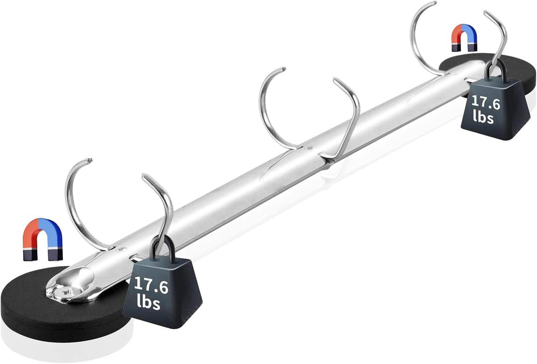 D-Ring Binder with 1 Inch Magnetic Hanging Rings - 3 Ring Binder Locking Mechanism for Standard Letter Paper