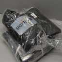 Windyun 4 Pack 98 Gallon Extra Large Moving Bags XXL Heavy Duty Storage Bag with Strong Zipper Handle Jumbo Big Tote Box Foldable for College Dorm Travel Clothes Duffle Blanket Pillow(Black)