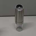 Automatic Pepper Grinder with Adjustable Coarseness | Ceramic Grinder | Materials | Large Capacity | Battery Powered | Easy Refill | One-Handed Operation | Non-Corrosive Acrylic Design