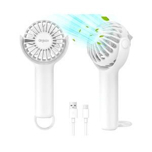 2 IN 1 Portable Mini Handheld Fan with Keychain Stand, Personal Powerful Cooling Fan, Small Battery Operated Table Fan, Quiet Hand Fan, USB Rechargeable, Birthday Gifts for Women Mom (White) 2 PACK 2 IN 1 Portable Mini Handheld Fan with Keychain Stand, Personal Powerful Cooling Fan, Small Battery Operated Table Fan, Quiet Hand Fan, USB Rechargeable, Birthday Gifts for Women Mom (White) 2 PACK