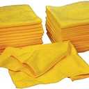 Signature Ultra Plush Microfiber Towels, Pack of 10, Yellow