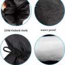 Asoleo Outdoor Faucet Covers for Winter Freeze Protection,25.2"X14" Hose Bib Covers for Winter,Reusable Thicker Waterproof Insulated Spigot Cover Black