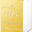 Vesici Acrylic Tips Jar for Restaurant 6 x 6 x 8.6 Inch Donation Suggestion Box Donation Tip Buckets Collection Money Storage Container Raffle Cash Box for Bartender Bars Musicians (Gold)
