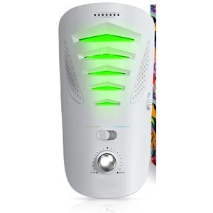 Ultrasonic Pest Repeller Plug-in with LCD – Indoor Outdoor Use – Ultrasonic Electromagnetic Pest Control Device for Mice, Rats, Bats, Squirrels