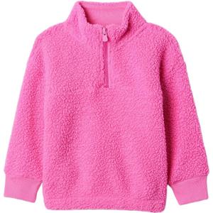 Gap Baby Girls' Sherpa Top (6-12 Months, Dull Rose)