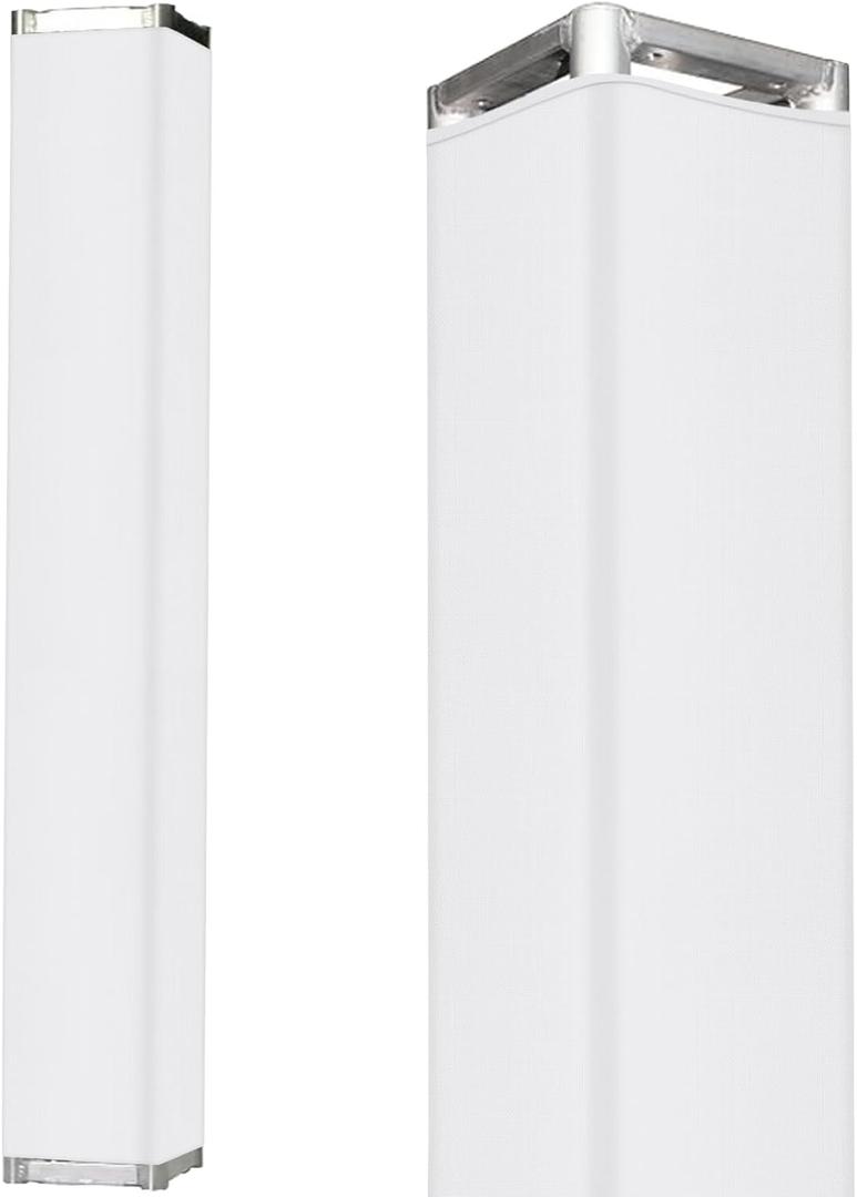 2PCS Thick White Truss Cover - High Elasticity Scrim Sleeve for 6.56 ft x 12 in Box Truss - Ideal for Wedding, Performance,Concert Decorations