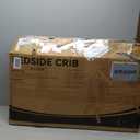 3 in 1 Baby Bassinet Bedside Sleeper, Bedside Crib for Baby, Adjustable Baby Bassinet with Wheels, Storage Basket, Mattress, Easy Assemble & Folding Portable Baby Cradle (Grey)