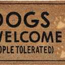 Mud Pie Dogs Welcome Door Mat Coir Doormat