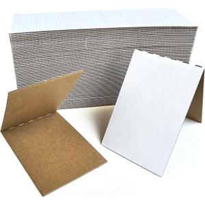 96 Packs Sleeves for Sports Card Protectors, 3" x 4.5" Cardboard Sheets for Trading Card Folders, Mail Shipping Stiffeners, Insert (96 Packs)