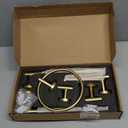 TQKAG 5 Piece Bathroom Accessories Set Brushed Gold Bathroom Hardware Set 23.6 Inch Bath Towel Bar Set SUS304 Stainless Steel Towel Rack Set