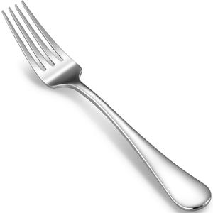 KEAWELL Premium Fine Verona 4-Piece 8 inch Fork Set  18/10 Stainless Steel, Heavy-Duty Mirror-Finished Flatware for Elegant Everyday Dining and Entertaining (4, Dinner Forks)