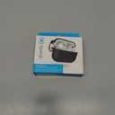 Speck Products Presidio W/Soft Touch for Airpods Pro 2nd/1st Generation Case, Black/Bright Silver