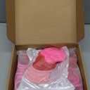 48 Pcs Valentine's Day Heart Shaped Pens Valentines Ballpoint Pens with 600 Sheets Heart Shaped Sticky Notepads Cute Note Pads Office Supplies for Valentine's Day Party Favor