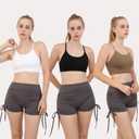 Double Couple Women Y Back Sports Bras for Women Thin Strap Workout Fitness Gym Yoga Fitness Bra (L)