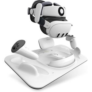BOBOVR D3 Charging Dock, Wireless Charging for Controller, B100 Fast Charging,Compatible with Quest, 3