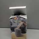 Sunany Inflatable Foot Rest Pillow for Airplane Travel-Adjustable Height Cushions for Kids to Sleep While Traveling, Adults, Suitable for Office, Home and Any TravelDark Grey (1 Pack)