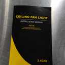 42 inch Crystal Ceiling Fan with Lights and Remote Control Brown Finish, Modern Chandeliers Ceiling Fans with Retractable Blade 3 Color 3 Speed LED Fandelier for Dining Room Living Room