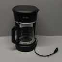 Mr. Coffee 12-Cup Switch Coffee Maker Black: Electric Drip Coffee Machine, 60 oz Capacity, Dishwasher-Safe Parts