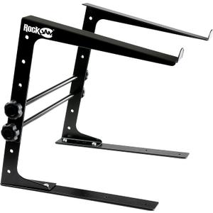 RockJam Portable DJ Laptop Stand with Adjustable Height, Anti-Slip Design, Works For Laptops, Controllers & CD Players