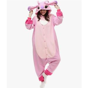 Wishliker Adult Onesie Animal Pajamas Halloween Cosplay Costumes Party Wear Blue (Lty1-pink, size XL)