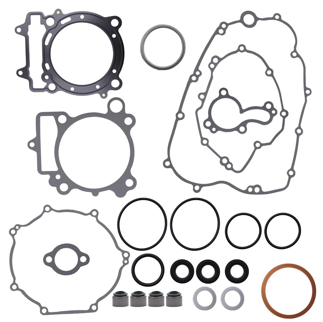 Top & Bottom End Engine Gasket Kit Compatible with Kawasaki KX450F 2006-2008 & KLX450R 2009-2015 Fits Part # 1321050010 132105004
