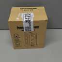 Power Strip Tower with Multiple Outlets, 10 Ft Extension Cord Flat Plug with 12 AC Outlets 4 USB Ports (2 USB C), Power Tower Surge Protector with Individual Switches for Home Office Dorm Room, Black