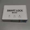 Fingerprint Door Lock with Smart APP,Fingerprint Door Knob,Biometric Door Knob Keyless Entry Door Lock with Tuya for Home/Bedroom/Office/Apartment/Airbnb Black