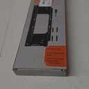 CALIDAKA Door Hinge Jig, Fits 2-1/2" to 6" Hinge Sizes and 1-3/8" to 2-1/2" Door Thickness, Black