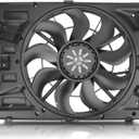 AUTOKAY Radiator Cooling Fan, Car Radiator Cooling Fan Condenser Single A/C Fan for Chevrolet Equinox GMC Terrain 2020 2021 2022 84847896 84581336