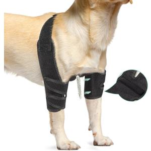 Dog Elbow Protector Brace for Canine Pads Elbow&Shoulder Support Callus, Hygroma, Dysplasia, Arthritis, Dislocation, Pressure Sores, with Metal Splints Wrap Both Left and Right Front Legs, M